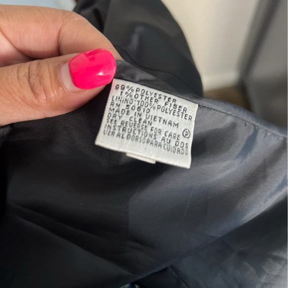 Vintage collections for le suit sz 16 black pinstriped straight blazer 0565 - Picture 2 of 5